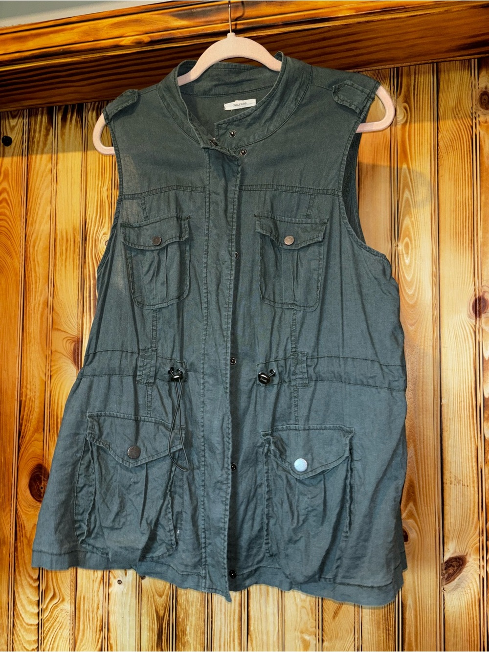 Maurices Vest - army Green
